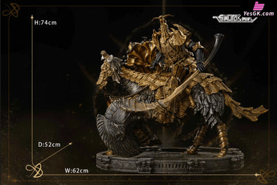 Elden Ring Dragon Tree Sentinel & The Tarnished Resin Statue - Sword Wing Studio [Pre-Order Closed]