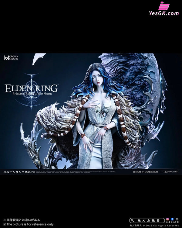 Elden Ring Moonlight Princess Ranni 1/4 GK Statue - Crown Studio [In-Stock] - Elden Ring