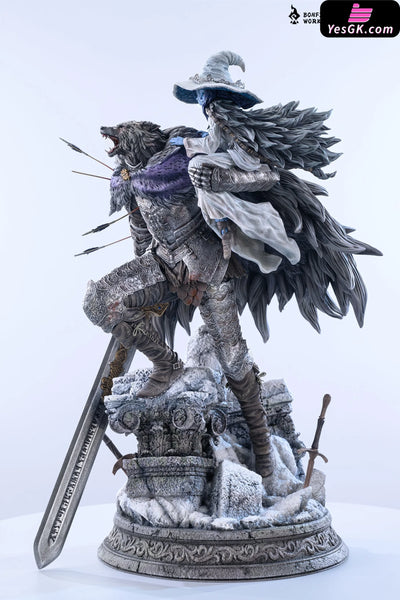 Elden Ring Ranni & Blaidd the Half-Wolf Wolf and Lunar Princess GK Statue - BONFIRE Studio [Pre-Order] Elden Ring