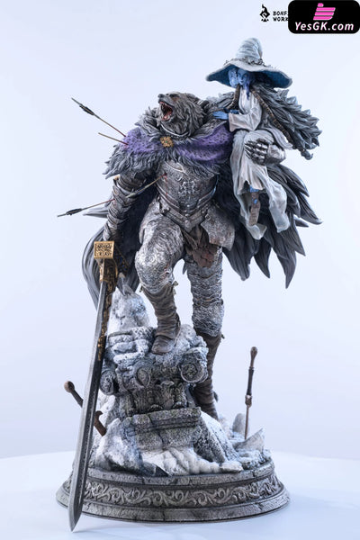 Elden Ring Ranni & Blaidd the Half-Wolf Wolf and Lunar Princess GK Statue - BONFIRE Studio [Pre-Order] Elden Ring