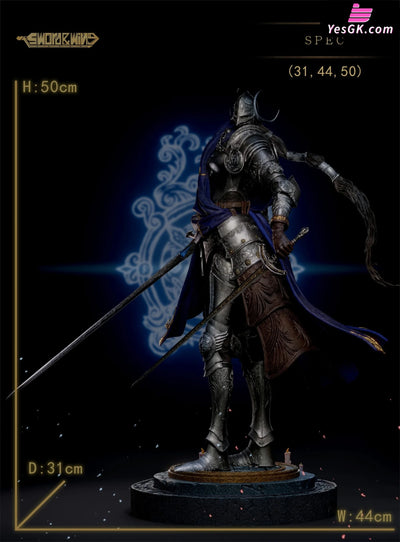 Elden Ring Twin Moon Knight Rellana Resin Statue - Sword & Wing Studio [Pre-Order]