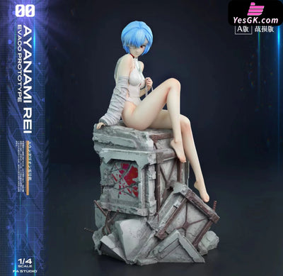 EVA Ayanami Rei & EVA Unit-00 Modified Statue - Fallen Angel Studio [Pre-Order Closed] Full Payment / A:Battle Damaged