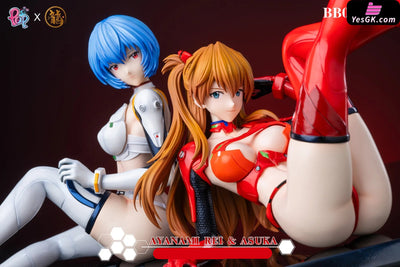 Neon Genesis Evangelion Bb#9 #10 Rei Ayanami Asuka Resin Statue - Dragon Studio & Pop Studio [Pre -