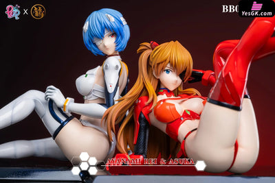 Neon Genesis Evangelion Bb#9 #10 Rei Ayanami Asuka Resin Statue - Dragon Studio & Pop Studio [Pre -