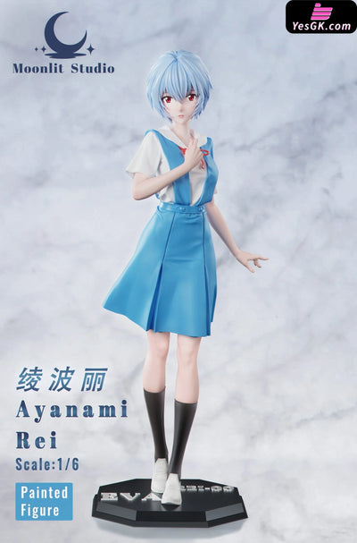 EVA Moonlit girls limited series 1st Ayanami Rei school uniform VER GK Statue - Moonlit Studio [Pre-Order Closed]