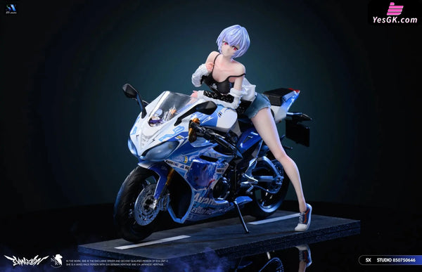 EVA Motorcycle Girl Rei GK Statue - SX Studio [Pre-Order] EVA