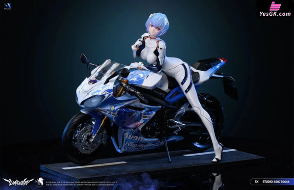 EVA Motorcycle Girl Rei GK Statue - SX Studio [Pre-Order] EVA