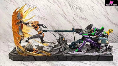 Neon Genesis Evangelion Rebuild Of Operation Yashima Unit - 00 Premium Metallic Statue - Eva Global