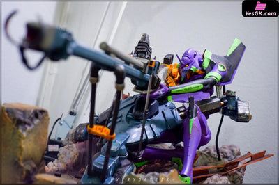 Neon Genesis Evangelion Rebuild Of Operation Yashima Unit - 01 Premium Metallic Color Ver. Statue