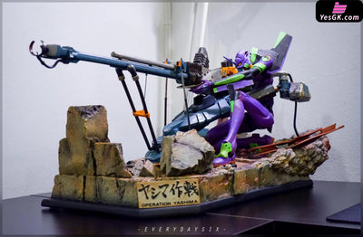Neon Genesis Evangelion Rebuild Of Operation Yashima Unit - 01 Premium Metallic Color Ver. Statue