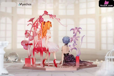 Neon Genesis Evangelion Rei Ayanami & Shikinami Asuka Langley Statue - Myethos Studio [Pre-Order]