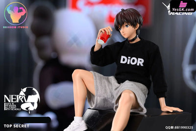 Neon Genesis Evangelion Street Fashion Series Kaworu Nagisa Shinji Ikari Statue - Rainbow Studio