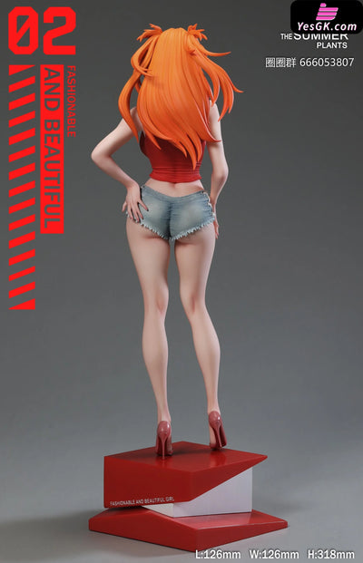 EVA Summer Girlfriend Series Campus Belle Asuka GK Statue - THE SUMMER PLANTS Studio [Pre-Order] EVA