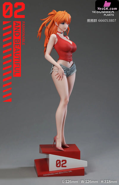 EVA Summer Girlfriend Series Campus Belle Asuka GK Statue - THE SUMMER PLANTS Studio [Pre-Order] EVA