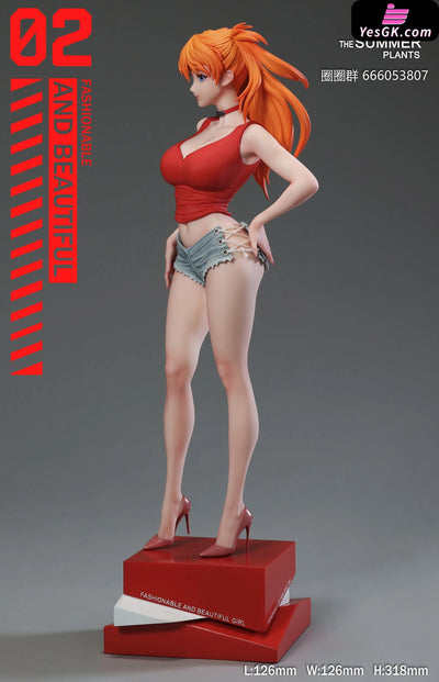 EVA Summer Girlfriend Series Campus Belle Asuka GK Statue - THE SUMMER PLANTS Studio [Pre-Order] EVA