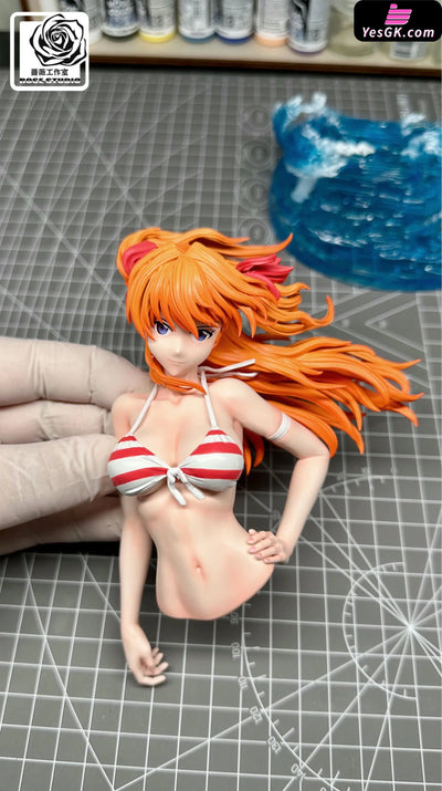 EVA Summer Resonance Series Swimsuit Asuka 1/6 GK Statue Rose Studio [Pre Order] EVA