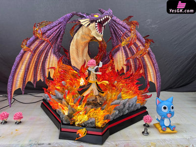 Fairy Tail 01 The Fire Dragon Natsu Dragneel GK Statue - SAKURA Studio [In-Stock] Fairy Tail