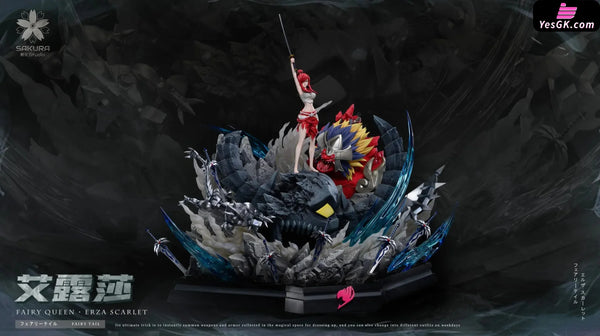 Fairy Tail #2 Erza Scarlet GK Statue - SAKURA Studio [Pre-Order] Fairy Tail