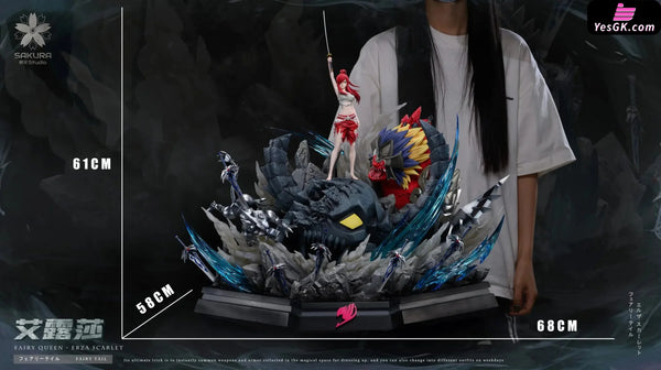 Fairy Tail #2 Erza Scarlet GK Statue - SAKURA Studio [Pre-Order] Fairy Tail