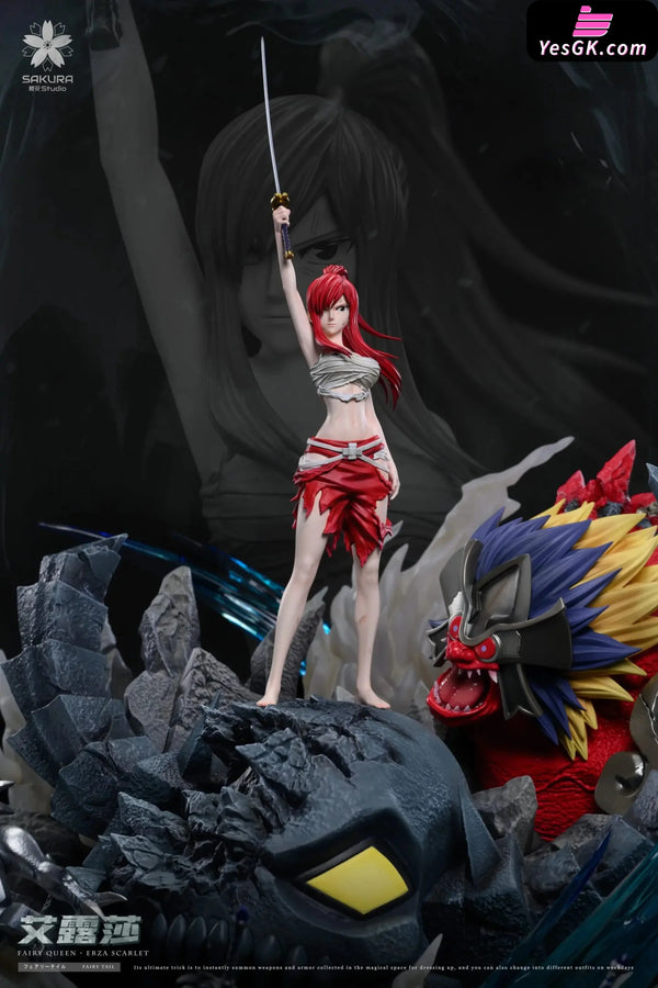 Fairy Tail #2 Erza Scarlet GK Statue - SAKURA Studio [Pre-Order] Fairy Tail