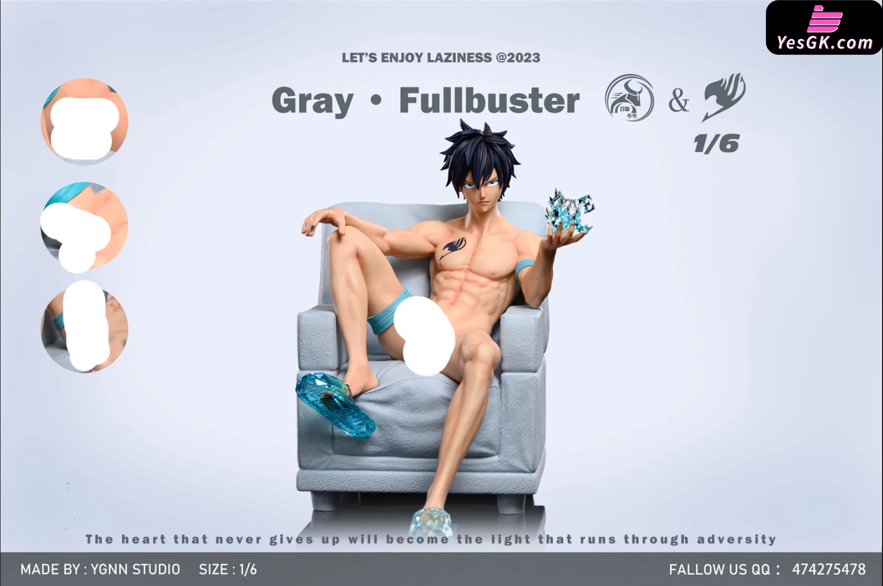 Fairy Tail Gray Fullbuster Resin Statue - Ygnn Studio [Pre-Order]