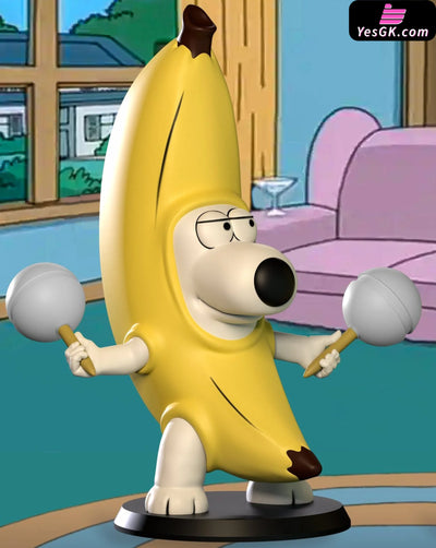 Family Guy Stewie Griffin & Brian Griffin Banana Dance Trendy Toy Figure Statue - GUY Studio [Pre-Order] Deposit