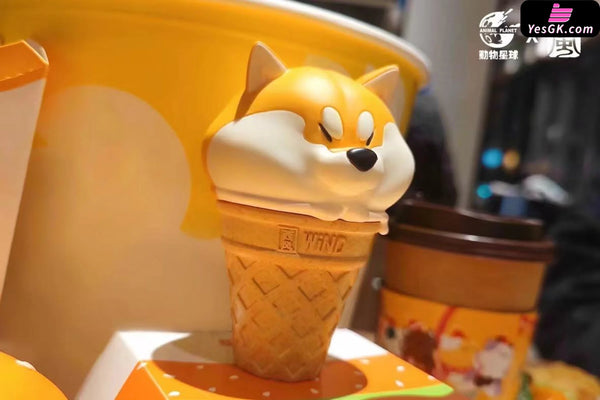 Fast Food Shiba Inu Series #2 Statue - Animal Planet [In-Stock] Full Payment / Ice-cream Version Others