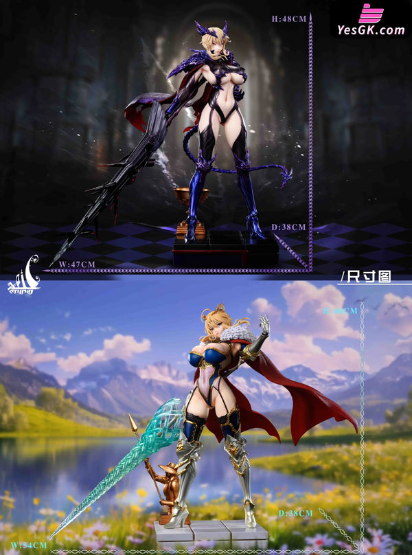Fate Grand/Order Lancer Altria Pendragon & Altria Pendragon Alter Statue - Xpic Studio [Pre-Order Closed] Full Payment