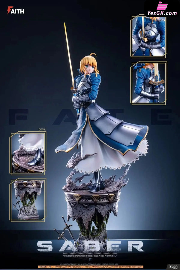 Fate Grand Order Saber Altria Pendragon GK Statue - Faith Studio [Pre-Order] Fate