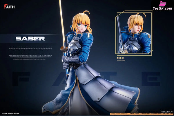 Fate Grand Order Saber Altria Pendragon GK Statue - Faith Studio [Pre-Order] Fate