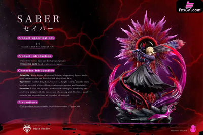 Fate Saber Alter 1/6 GK Statue - Mask Studio [Pre-Order] - Fate