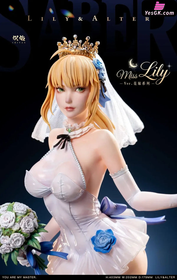 Fate Wedding Dress Lily & Alter Statue - CHIYAN Studio