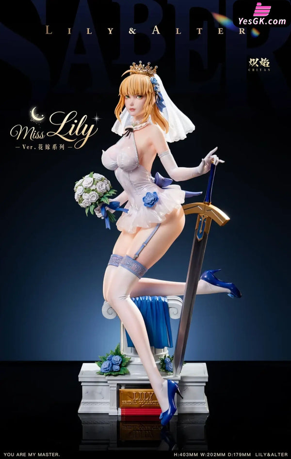 Fate Wedding Dress Lily & Alter Statue - CHIYAN Studio