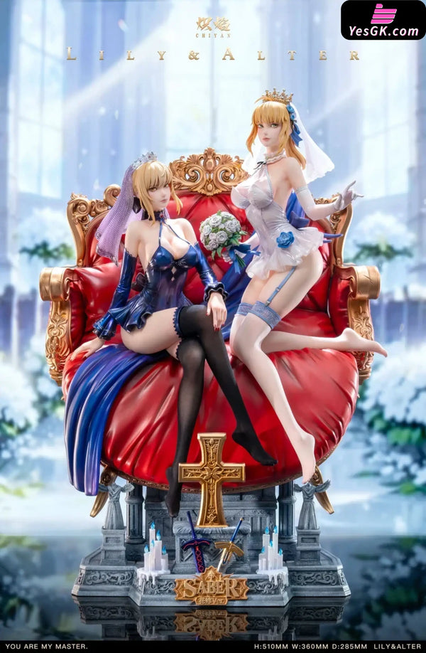 Fate Wedding Dress Lily & Alter Statue - CHIYAN Studio