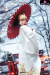Fate White Kimono Saber Artoria Pendragon 1/4 Statue - QuietArt Studio [In-Stock] - Fate