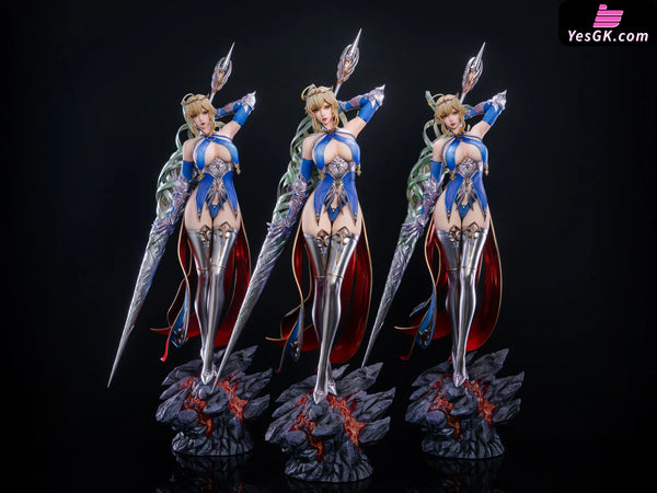 Fate White Lancer & Black Lancer Resonant Saber Artoria Pendragon GK Statue - UMM Studio [In-Stock] Fate