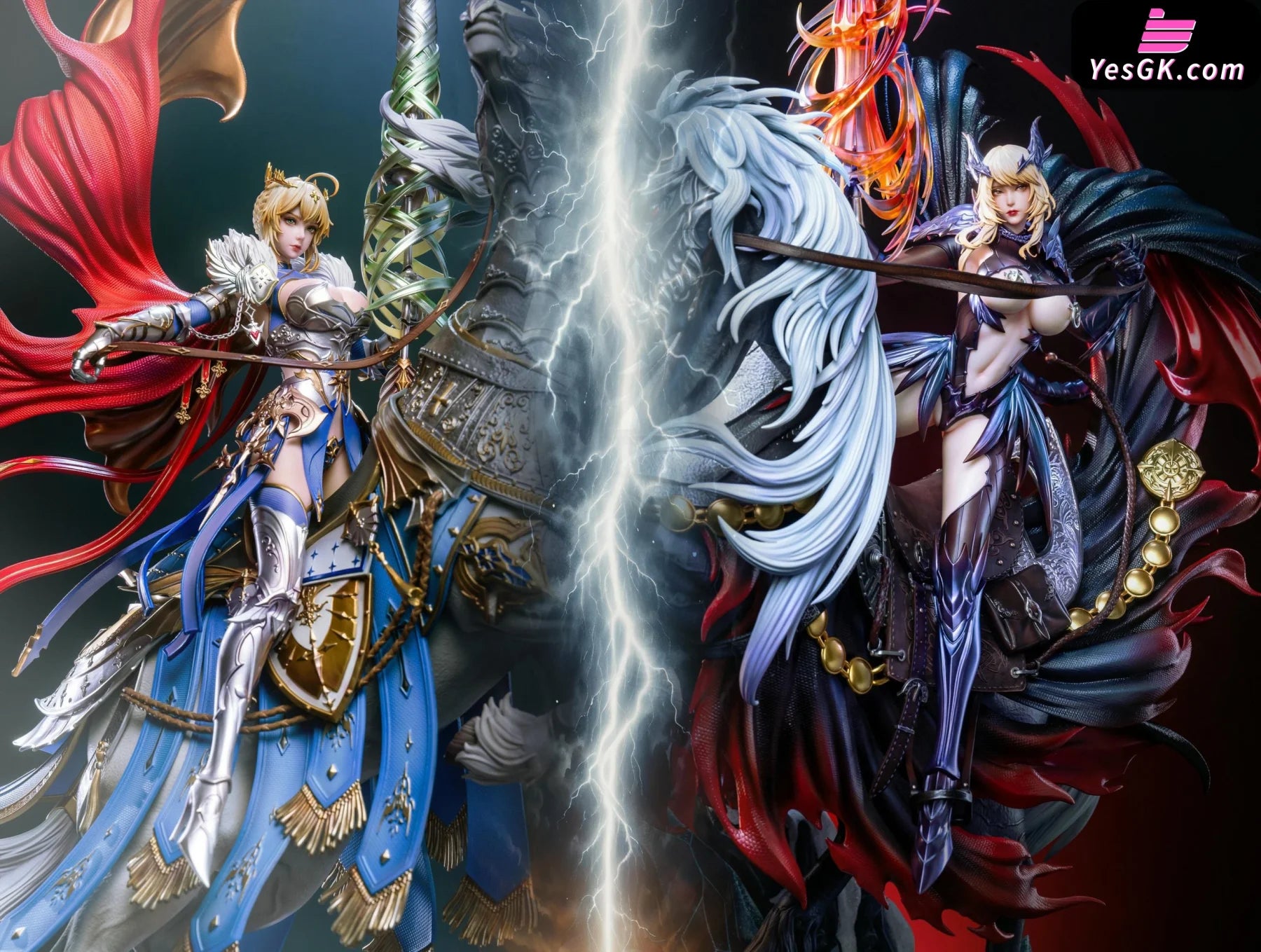 Fate White Lancer & Black Lancer Resonant Saber Artoria Pendragon Fate White Lancer & Black Lancer Resonant Saber Artoria Pendragon