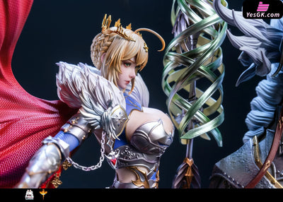 Fate White Lancer & Black Lancer Resonant Saber Artoria Pendragon GK Statue - UMM Studio [Pre-Order] Fate