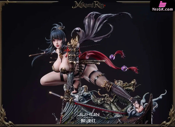 Female Ninja Mikami Rin Statue - JuHun Create Studio