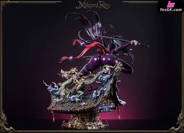 Female Ninja Mikami Rin Statue - JuHun Create Studio