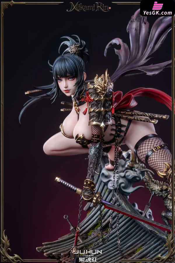 Female Ninja Mikami Rin Statue - JuHun Create Studio