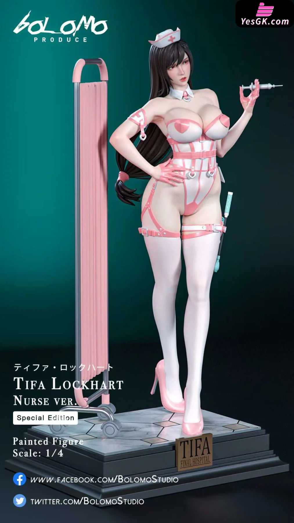 Final Fantasy Nurse Tifa Resin Statue - Bolomo Studio [Pre-Order]