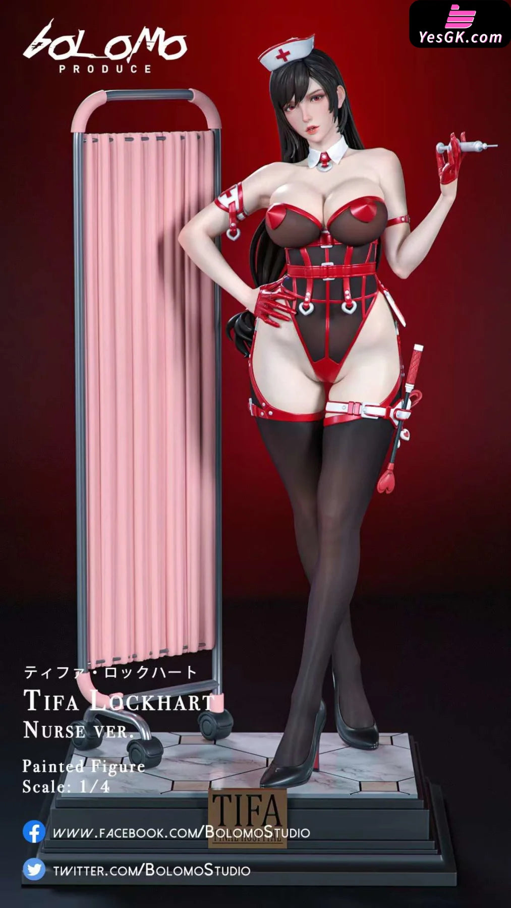 Final Fantasy Nurse Tifa Resin Statue - Bolomo Studio [Pre-Order]