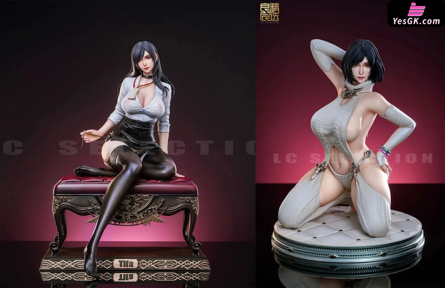 Final Fantasy Office Lady Tifa Statue - Lc Studio [Pre-Order] Deposit / Deluxe Edition: A + B Nsfw