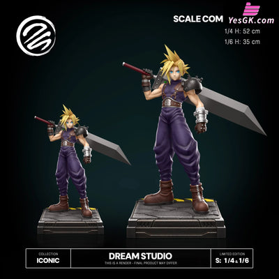 Final Fantasy OG Cloud FFVII GK Statue - Dream Studio [Pre-Order] Final Fantasy