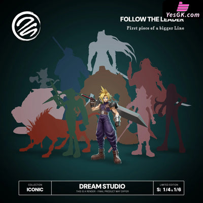 Final Fantasy OG Cloud FFVII GK Statue - Dream Studio [Pre-Order] Final Fantasy