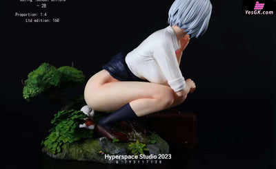 Final Fantasy School Uniform Tifa Lockhart & 2B 1/4 GK Statue - Hyperspace Studio [In-Stock] - Final Fantasy