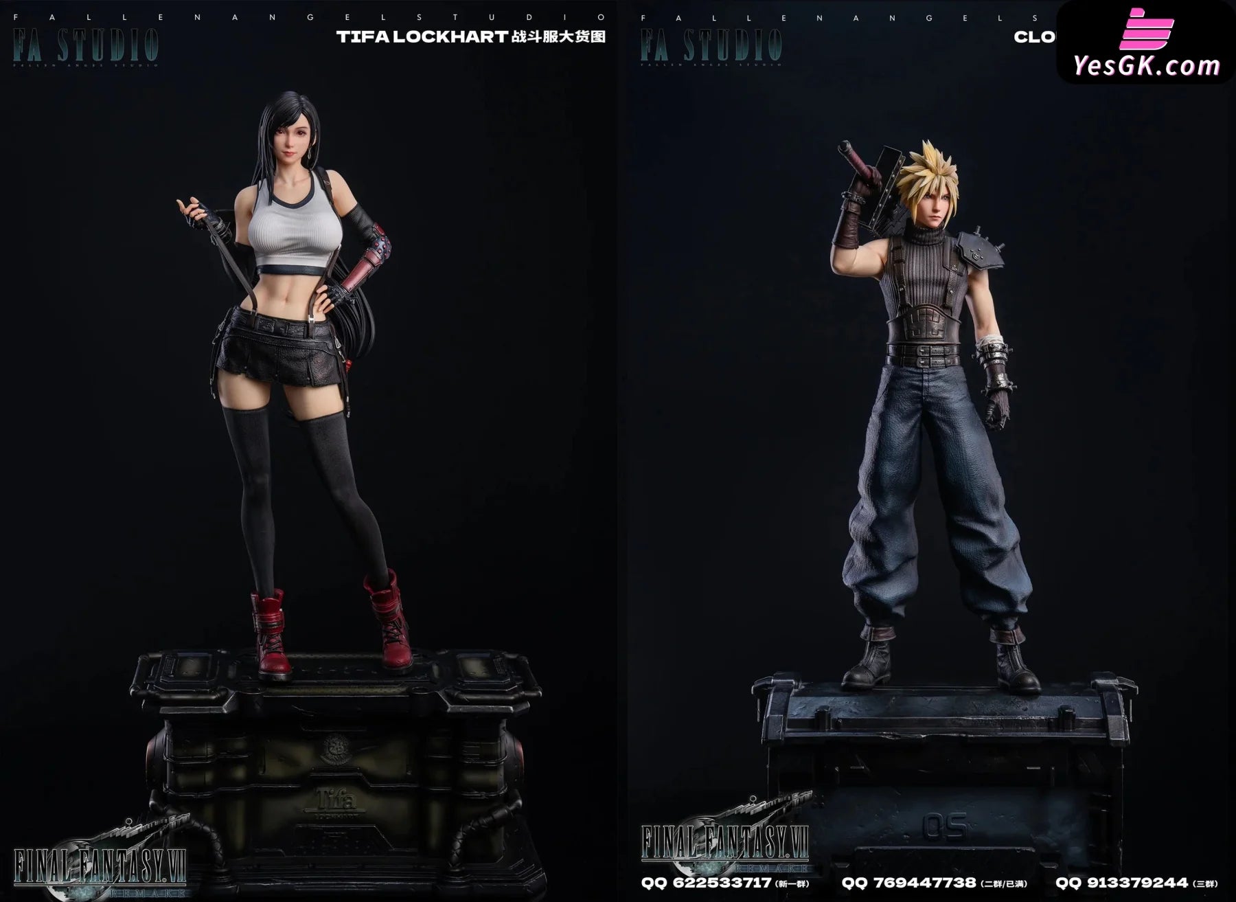 Final Fantasy Tifa Lockhart Resin Statue - Fallen Angel