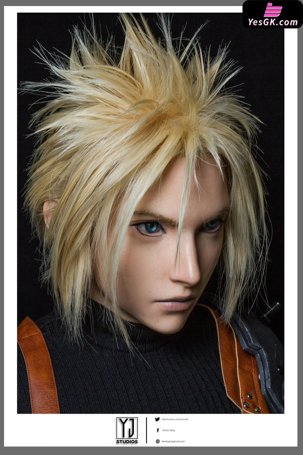 Final Fantasy Vii Kuraudo Sutoraifu Bust Resin Statue - Yj Studio [Pre-Order]