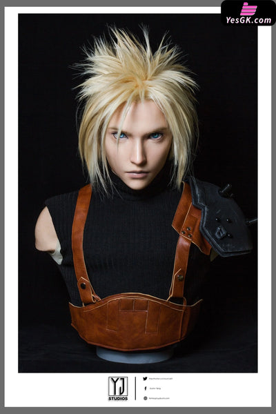 Final Fantasy Vii Kuraudo Sutoraifu Bust Resin Statue - Yj Studio [Pre-Order]